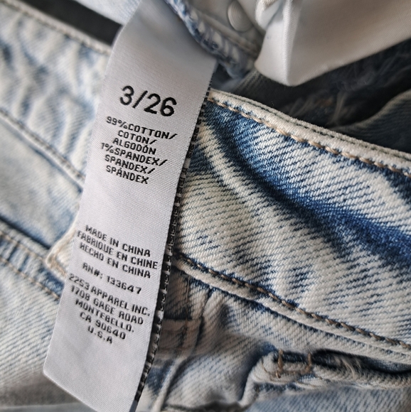 CELEBRITY PINK Acid wash long denim jean skirt slit cotton  boho Chic 3/26 - Picture 6 of 12